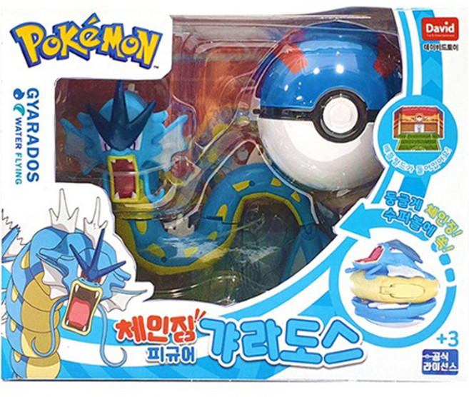 데이비드토이 포켓몬스터 체인징 피규어 갸라도스, 1개