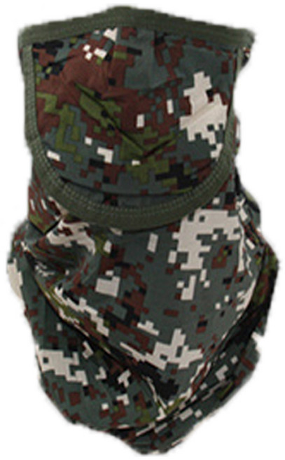 인콘트로 입체형 쿨멀티 스카프, 밀리터리 그린