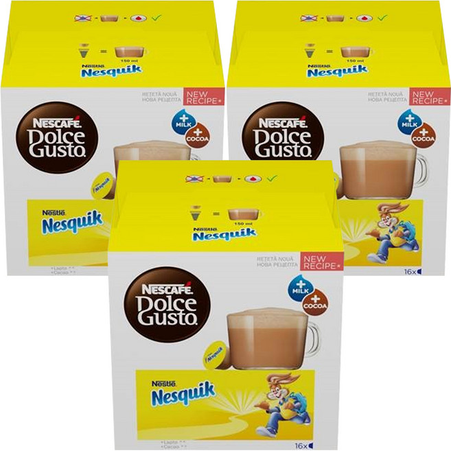 돌체구스토 네스퀵 캡슐커피, 16g, 16개입, 3개