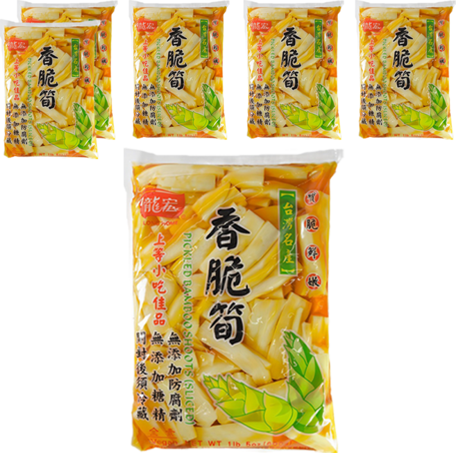 龍宏 香脆筍, 600g, 6包