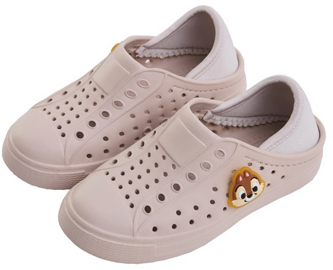 BORUI 柏睿鞋業 兒童款 造型飾釦輕量洞洞休閒便鞋