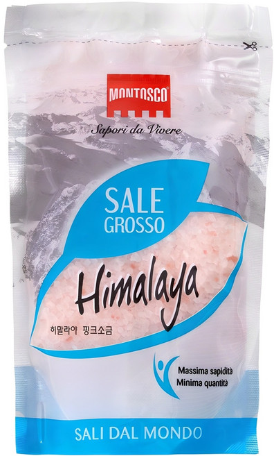 몬타스코 히말라야 굵은 핑크소금, 500g, 1개