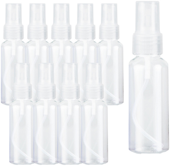 향수 미스트 스프레이 공병 용기 50ml, 투명(캡), 10개