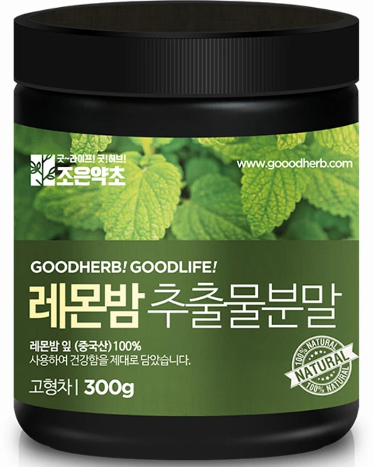 조은약초 레몬밤 추출분말, 1개, 300g - 쿠팡