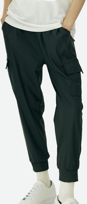 미치코런던 남여공용 컴포트 트레이닝 카고 시보리 바지