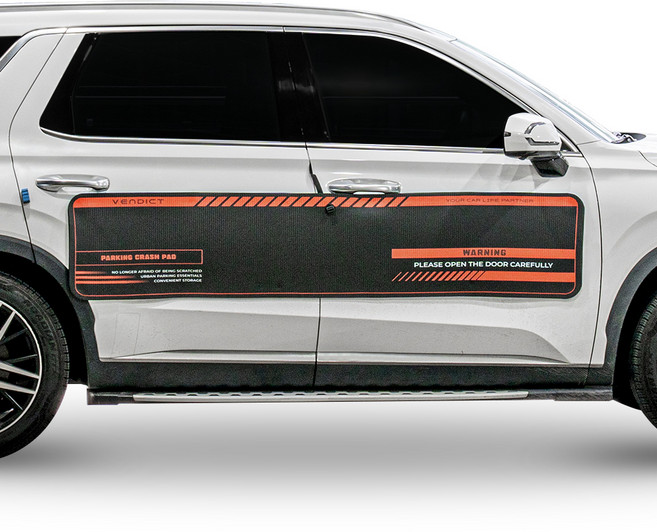 벤딕트 자동차 문콕방지 도어가드 ver.2 패드 자석형, 블랙, 1개