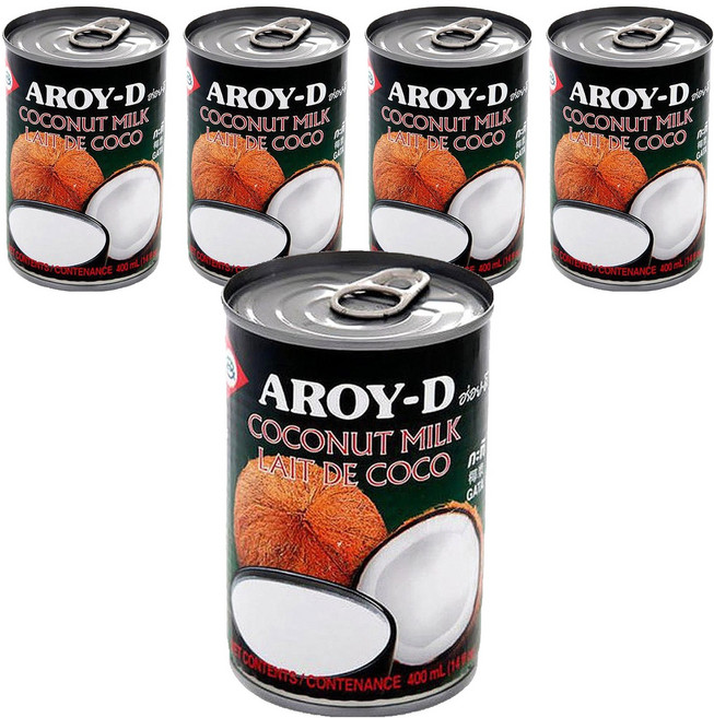 AROY-D 安德利 椰奶, 400ml, 5個
