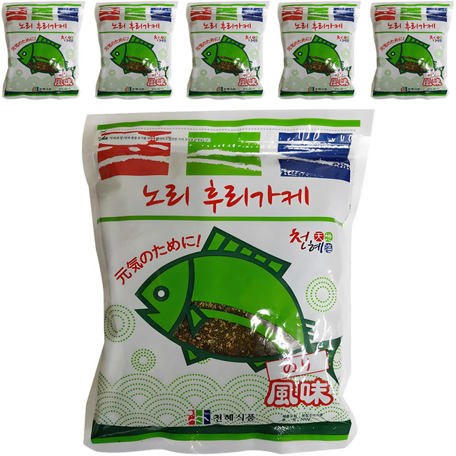 천혜식품 노리 후리가케, 500g, 6개