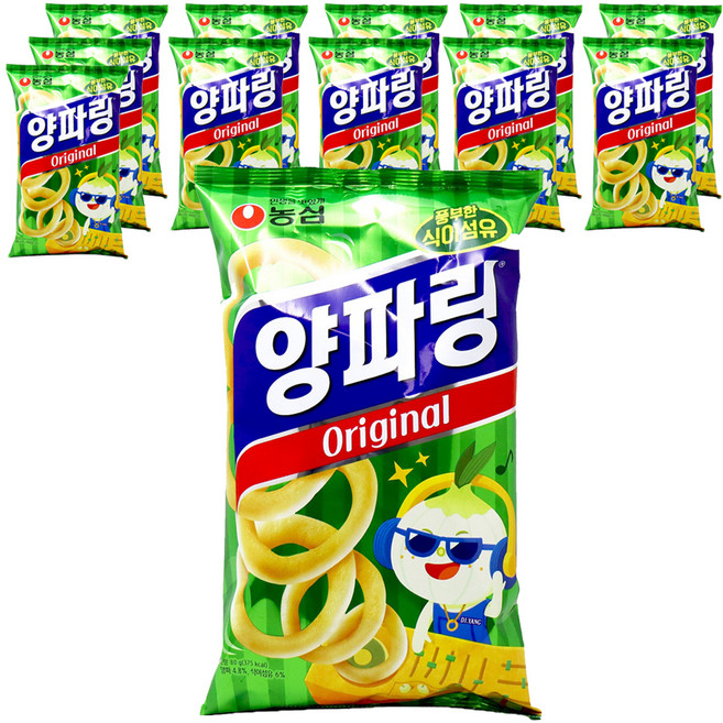 양파링 오리지널, 80g, 12개