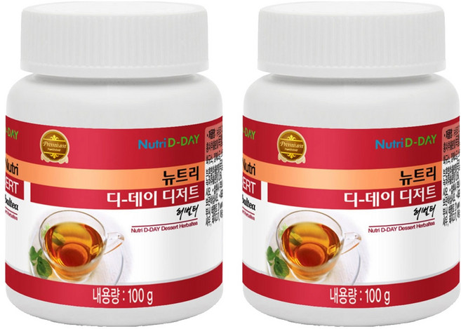 뉴트리디데이 디저트 허벌티, 100g, 1개입, 2개