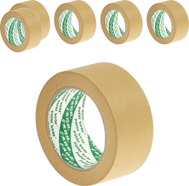 polar bear 北極熊 PVC布紋封箱膠帶, 6捲