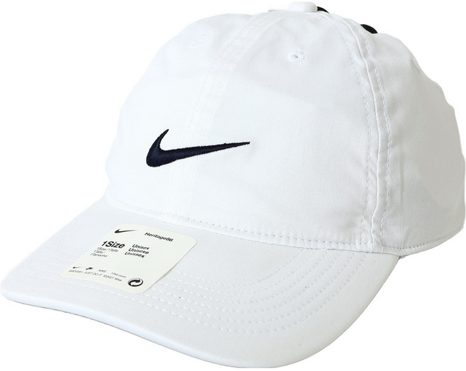 NIKE 耐吉 男款 Arrovil Heritage 86 Player 高爾夫球帽 CU9890-100, 白色, 1個