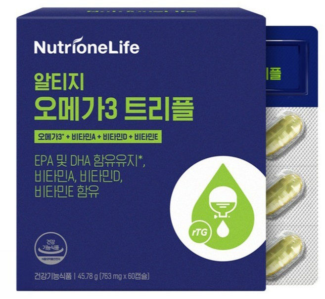 뉴트리원 알티지 오메가3 트리플, 60정, 1개