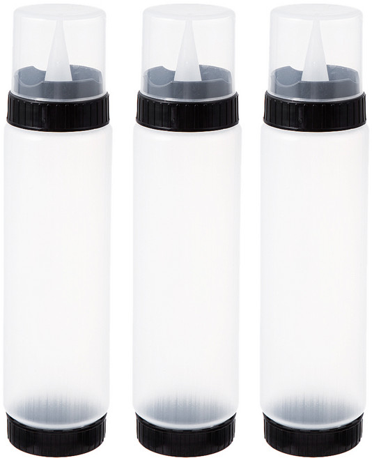 코멧 잘라쓰는 실리콘노즐 소스통, 470ml, 3개