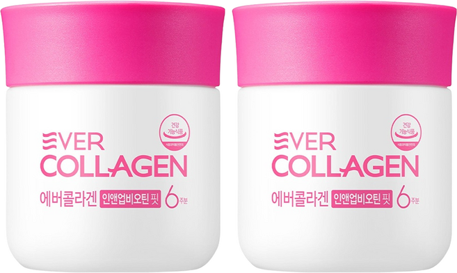 에버콜라겐 인앤업비오틴 핏 63g, 84정, 2개