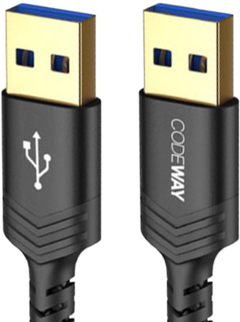 CODEWAY USB A-A USB3.0 Type-A 公對公 高速傳輸線, 1條, 1m