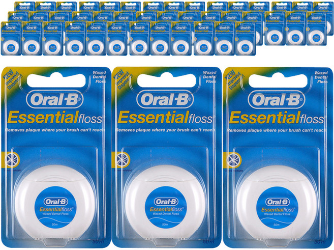 Oral-B 歐樂B 含蠟牙線, 1入, 45個