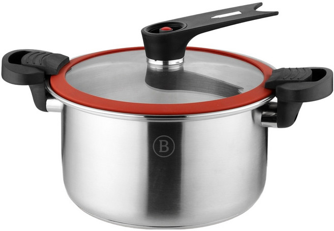 발룬피니 인덕션 스텐 316 5중 바닥 저압 진공 냄비, 혼합색상, 2개, 24cm