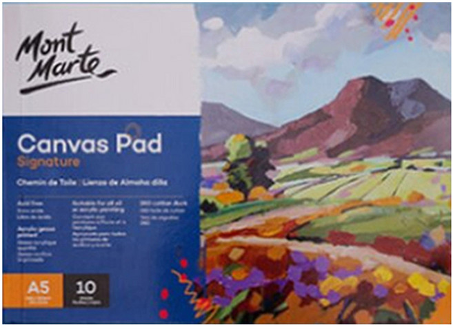 몽마르뜨 전문가용 캔버스 패드 10p, 면천