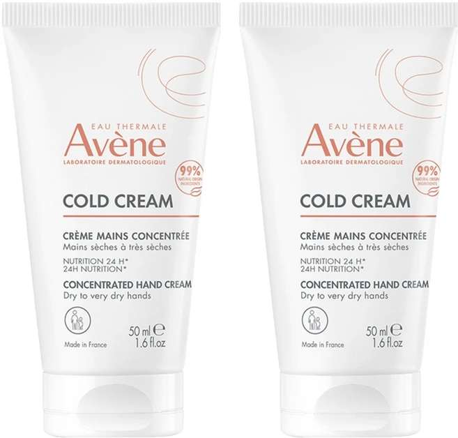 아벤느 콜드크림 컨센트레이트 핸드 크림, 50ml, 2개 - 쿠팡