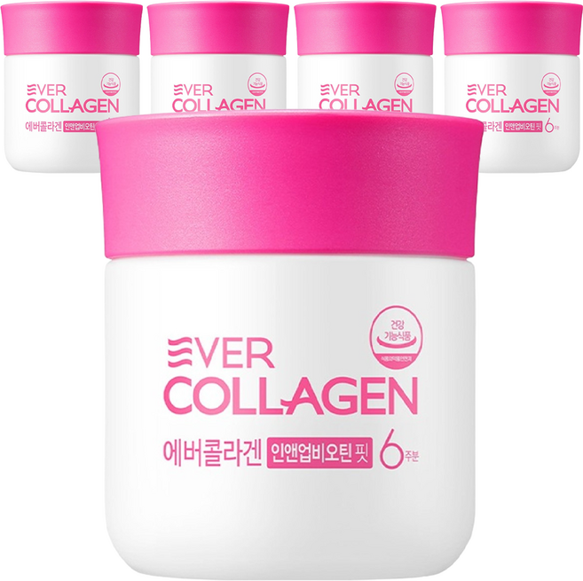 에버콜라겐 인앤업비오틴 핏, 84정, 5개