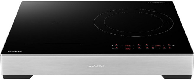 쿠첸 빌트인 IH BLACK 3400 대화구 인덕션 3구 블랙 + 스탠드케이스 실버 87mm 세트 방문설치, CIR-PB330TOB2(인덕션), CIR-EW33KD0B1(스탠드케이스), 프리스탠딩