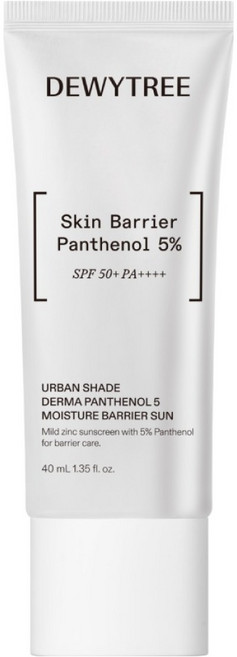 듀이트리 어반 쉐이드 더마 판테놀 5 수분 장벽 선크림 SPF50+ PA++++, 40ml, 1개