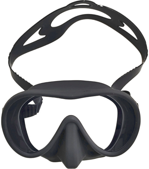 AQUATEC 無框矽膠單面鏡 女用 MK-201, 冷灰色
