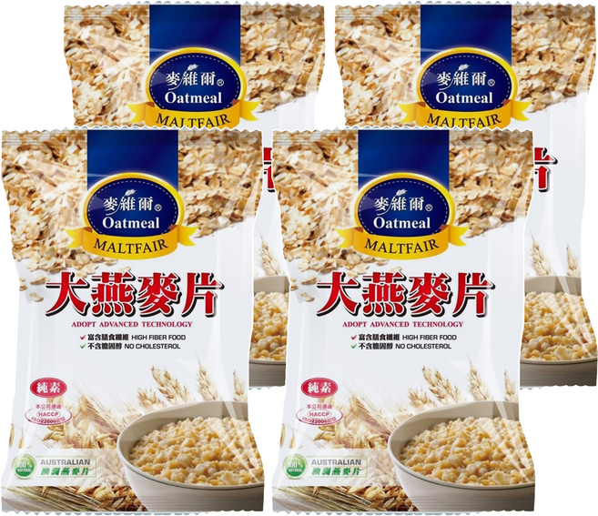 麥維爾 大燕麥片, 400g, 4包