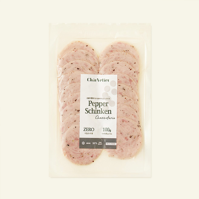 샤르베티에 아질산 나트륨 무첨가 페퍼슁켄, 100g, 1개