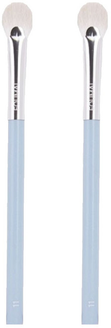 EQUMAL Easy Brush AA 11 亮澤臉部刷, 混合色, 2個