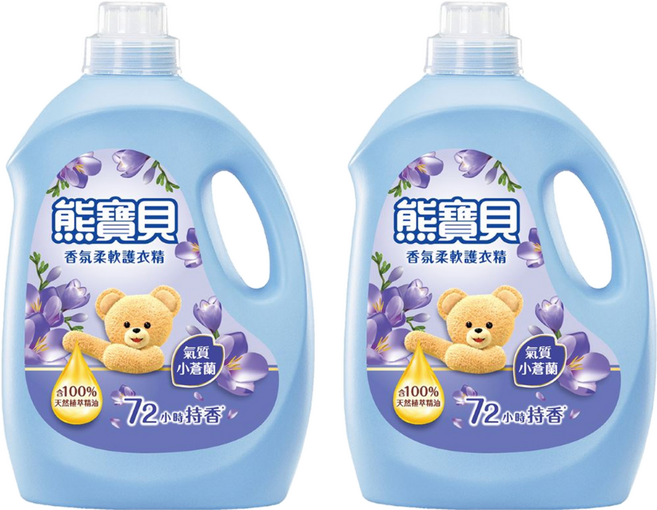 Snuggle 熊寶貝 香氛柔軟護衣精 家庭號 氣質小蒼蘭, 3L, 2桶