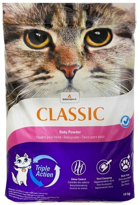 Intersand 晶鑽抗菌凝結細砂, 嬰兒香, 14kg, 1袋