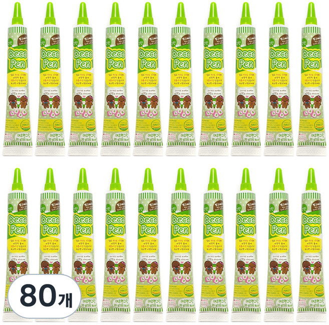 초코펜 그린, 20g, 80개