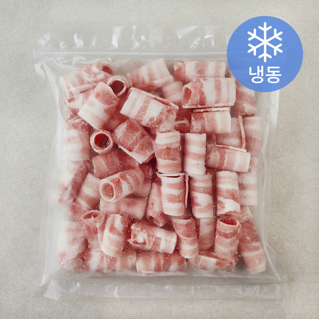 돌돌말이 대패삼겹살 바로구이 (냉동), 1개, 750g