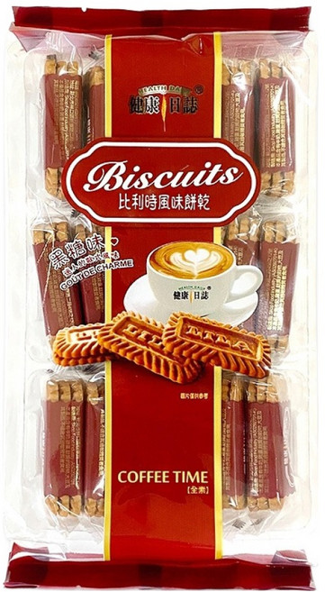 HEALTH DAILY 健康日誌 比利時風味餅乾 黑糖, 297g, 1袋