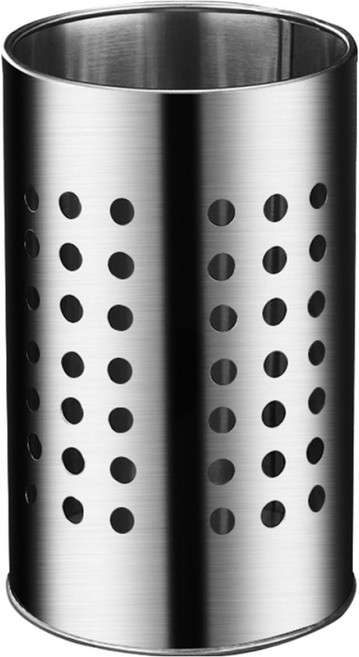 노르노르 주방 조리도구 식당 스테인리스 수저통, 실버, 1개