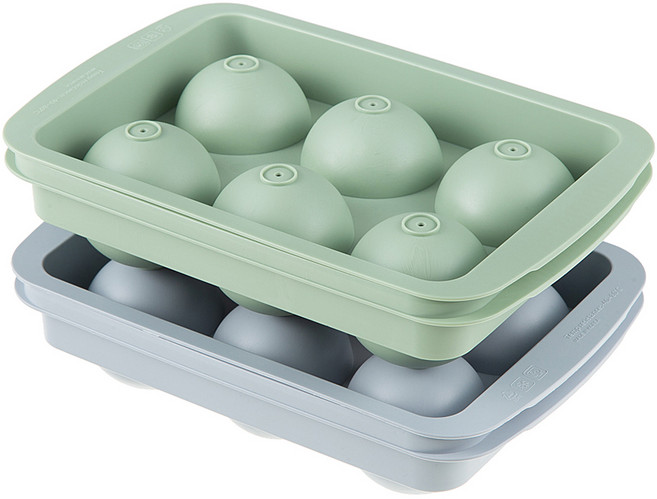 코멧 키친 6구 빅 아이스볼 얼음 트레이 2p