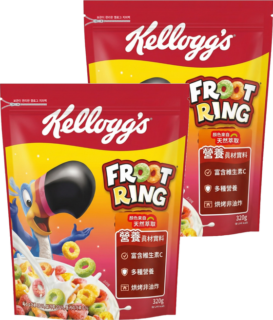 Kellogg's 家樂氏 FROOT RING 香果圈, 320g, 2包