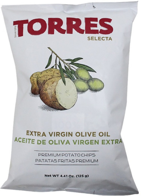 토레스 셀렉타 엑스트라버진 올리브오일 감자칩, 125g, 1개