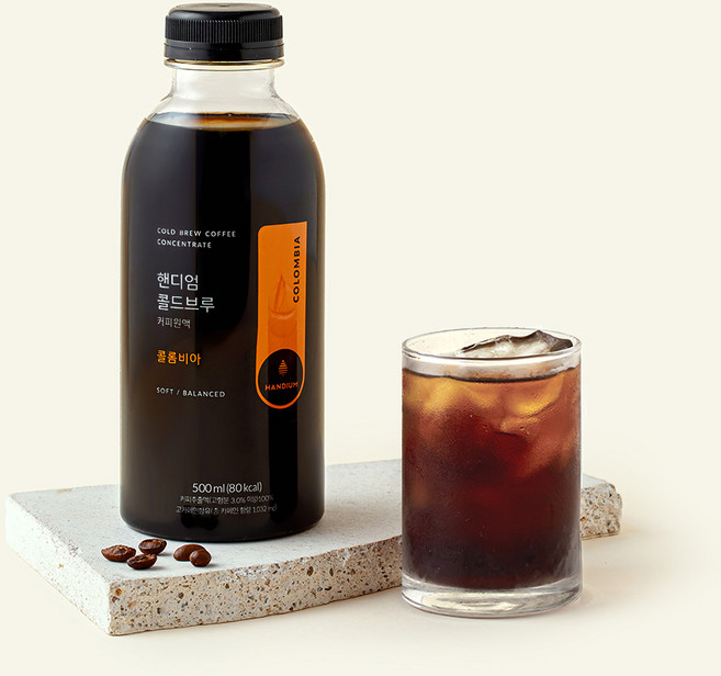 핸디엄 콜드브루 커피원액 콜롬비아, 500ml, 1개