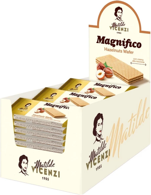 마틸드비첸지 매그니피코 헤이즐넛 웨이퍼, 25g, 24개 - 쿠팡
