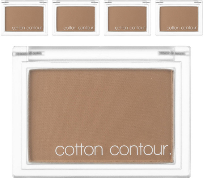 미샤 코튼 컨투어 팩트 셰이딩 4g, 슈가 토스트, 5개