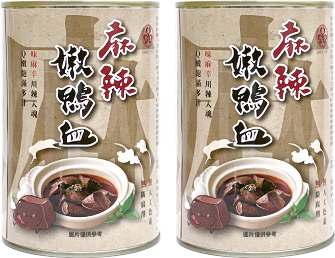 廣達香 麻辣嫩鴨血, 440g, 2罐