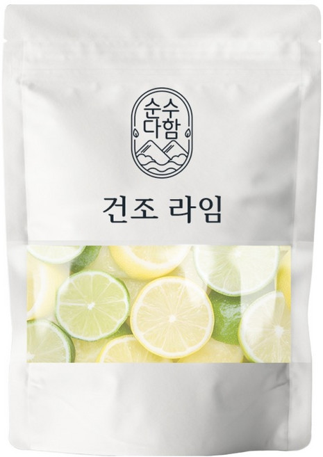 순수다함 슬라이스 건조 라임칩, 40g, 1개입, 1개
