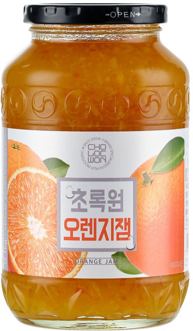 초록원 오렌지잼, 1kg, 1개
