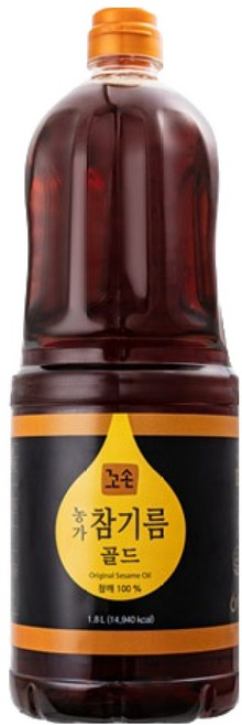 꼬손 농가 참기름 골드, 1.8L, 1개