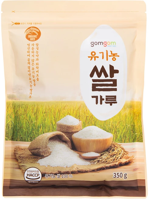 곰곰 유기농 쌀가루, 350g, 1개 - 쿠팡