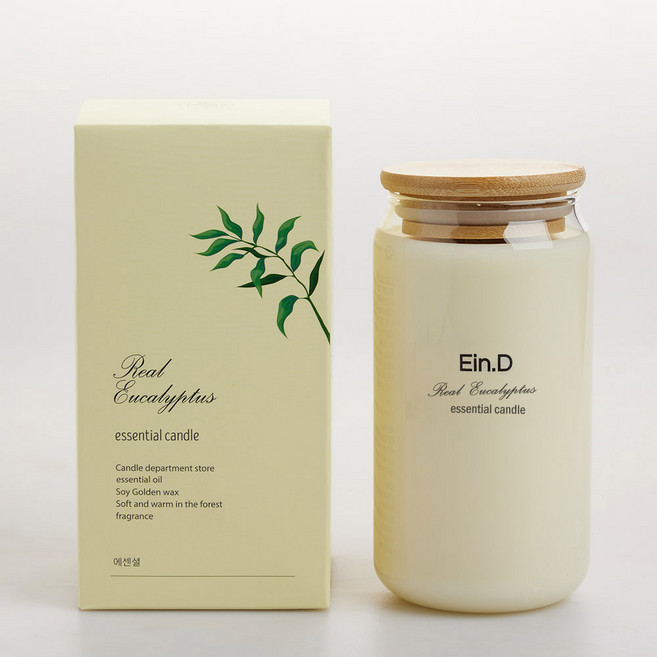 에인디 워머전용 천연 캔들, 460g, 리얼유칼립투스