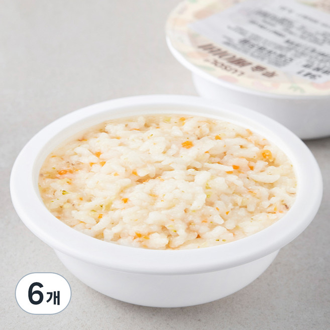 루솔 3단계 10~12개월 모듬 야채 진밥 이유식 341, 모듬야채, 180g, 6개